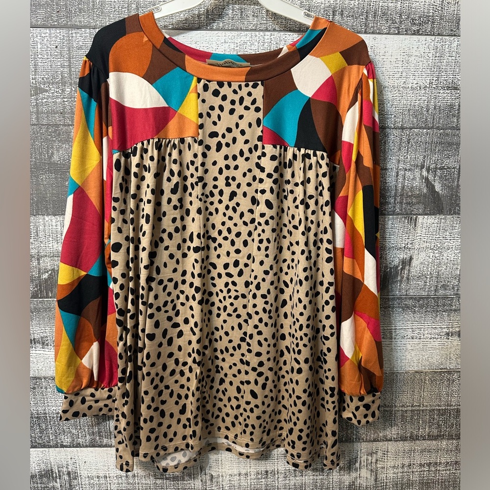 Multicolor Spotted Top